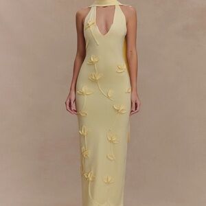 Meshki Wynn Floral Knit Dress